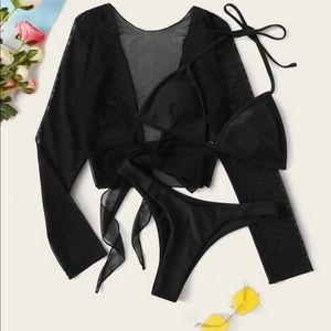 3 piece bathing suit